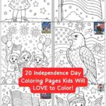 🇺🇸 20 Independence Day Coloring Pages Kids Will LOVE to Color!