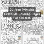 20 Gratitude Coloring Pages For Kids (Free Printable Download)