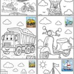 Transportation Coloring Pages For Kids (Free Printable Download)