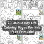 20 Unique Boy Life Coloring Pages For Kids (Free Printable Download)