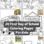 20 First Day of School Coloring Pages For Kids