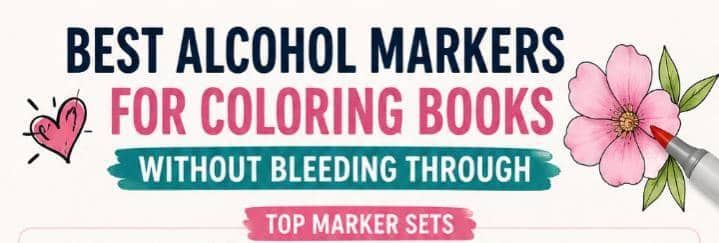 Best Alcohol Markers for Coloring Books Without Bleeding Through: Which Sets Actually Deliver?