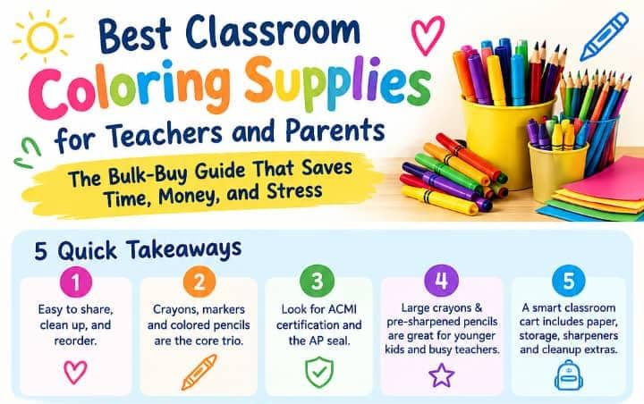 Best Classroom Coloring Supplies for Teachers and Parents: The Bulk-Buy Guide That Saves Time, Money, and Stress