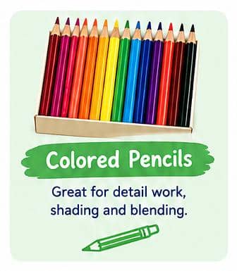 Colored Pencils: The Best Choice for Detail Work